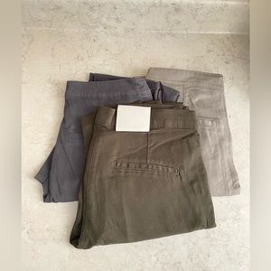 H&M Lot of 3 High waisted Trousers Size 8